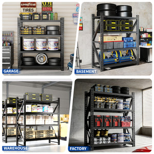 Heavy Duty 4 Shelf Garage Shelving Unit