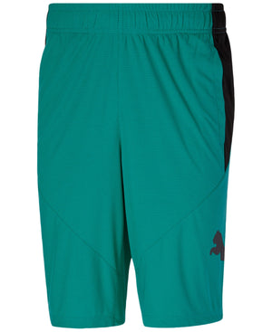 Puma Men's 10 Training Cat Shorts Green Size X-Large