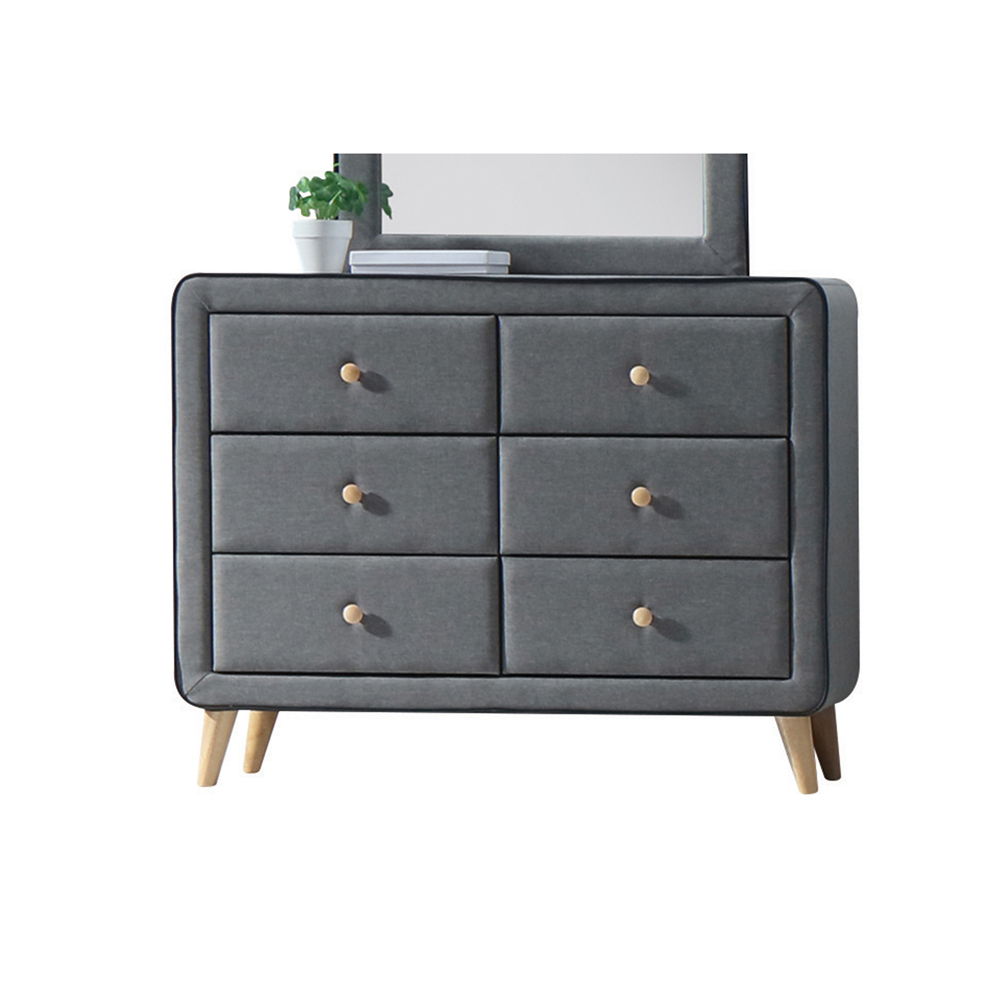 Valda - Dresser - Light Gray - Best Buy Furniture
