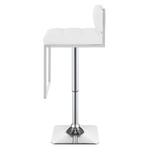 Alameda - Adjustable Bar Stool - White
