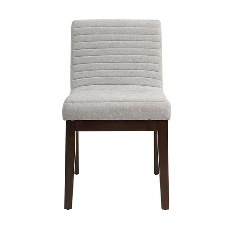 Edwyn - Linen Side Chair (Set of 2) - Gray - Best Buy Furniture