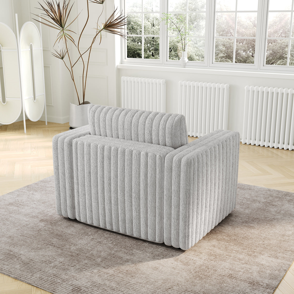 44.9" Modular Sofa Single - Light Gray