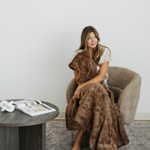 Faux Fur XL Throw Blankets by Saranoni