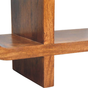 Solid Wood Orion Curved Media Unit