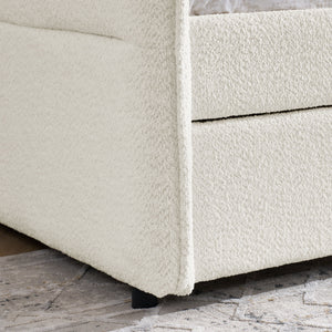 Upholstered Daybed With Pop Up Trundle