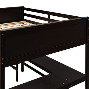Loft Bed With Shelves With Desk