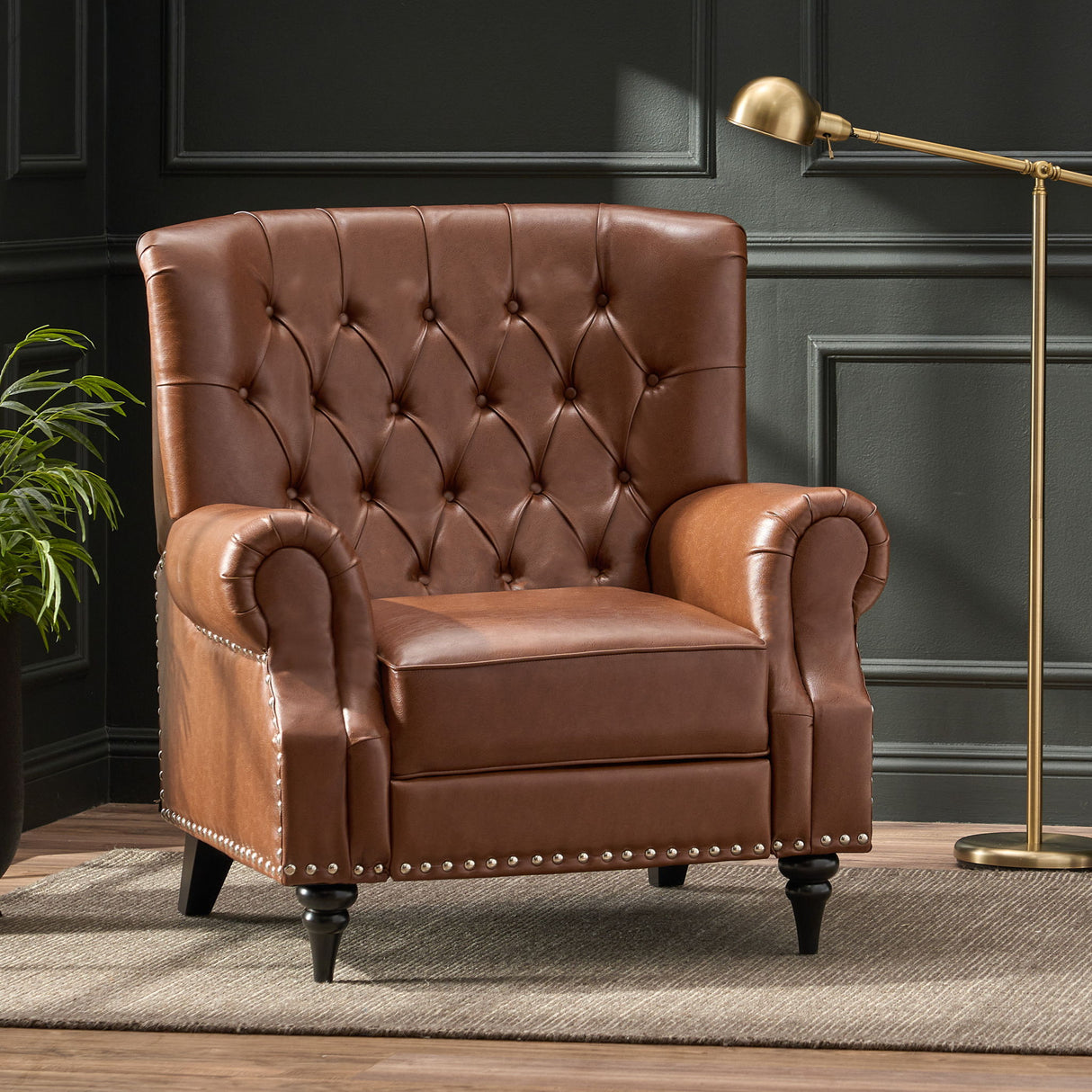 Classic Style Push Back Chair