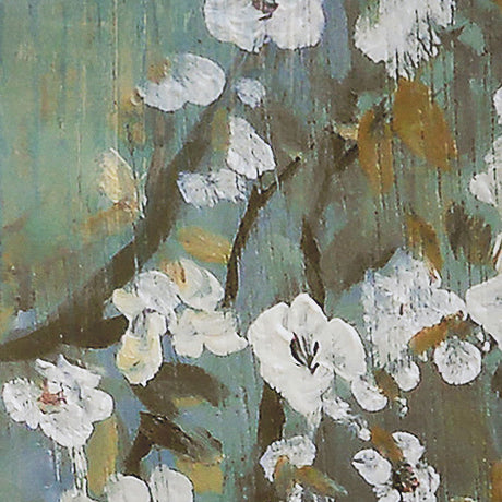 Saison Cherry Blossom Canvas Print, Wall Decor For Living Room (Set of 4) - Multicolor