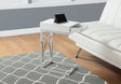 Accent Table, C - Shaped Glossy Contemporary & Modern - White - Best Buy Furniture