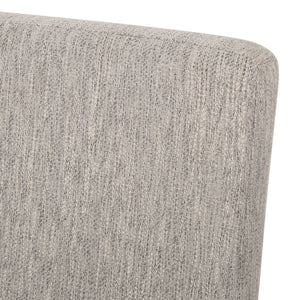 Contemporary Dining Chair With Upholstered Seating And Tapered Legs
