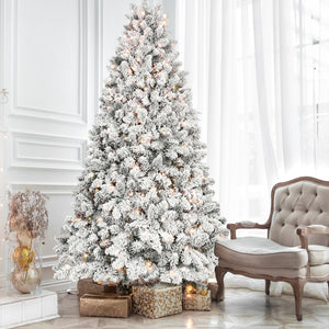 4FT Flocked Christmas Tree with 150 UL Lights