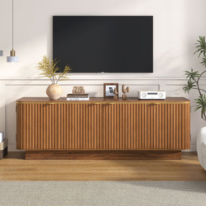 Vibe Haus Mid-Century Modern TV Stand for 70 Inch TV