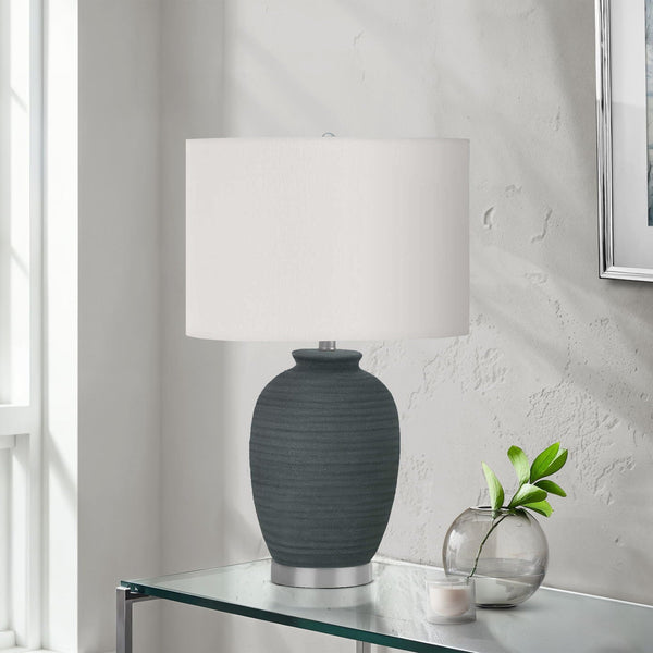 Lighting, Table Lamp, Ceramic, Contemporary - Blue - Best Buy Furniture