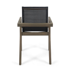 Belfast - Dining Chair With Acacia Wood Frame And Seating (Set of 2)
