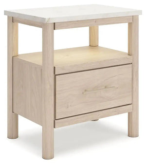 Cadmori - One Drawer Night Stand - Best Buy Furniture