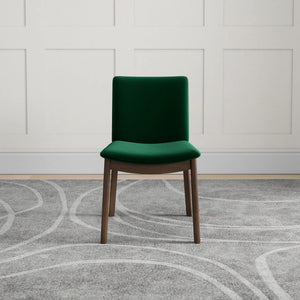 Laura - Mid-Century Modern Solid Wood Dining Chair (Set of 2)