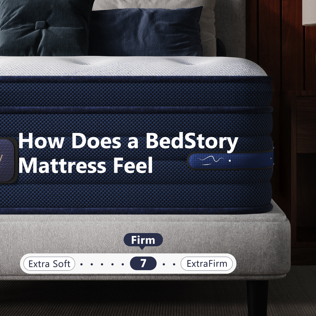 Bedstory Spine Align Pro 13" Twin Firm Cooling Hybrid Mattress