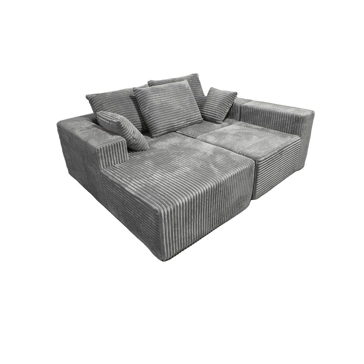 Corner Combination Sofa Sectional Couch With Soft Fabric