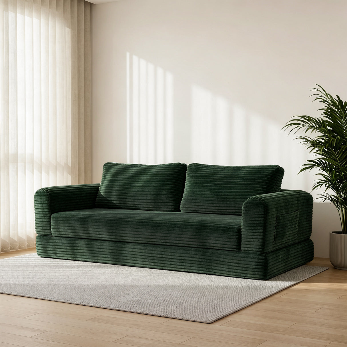 76 Inch Convertible Futon Sofa Bed