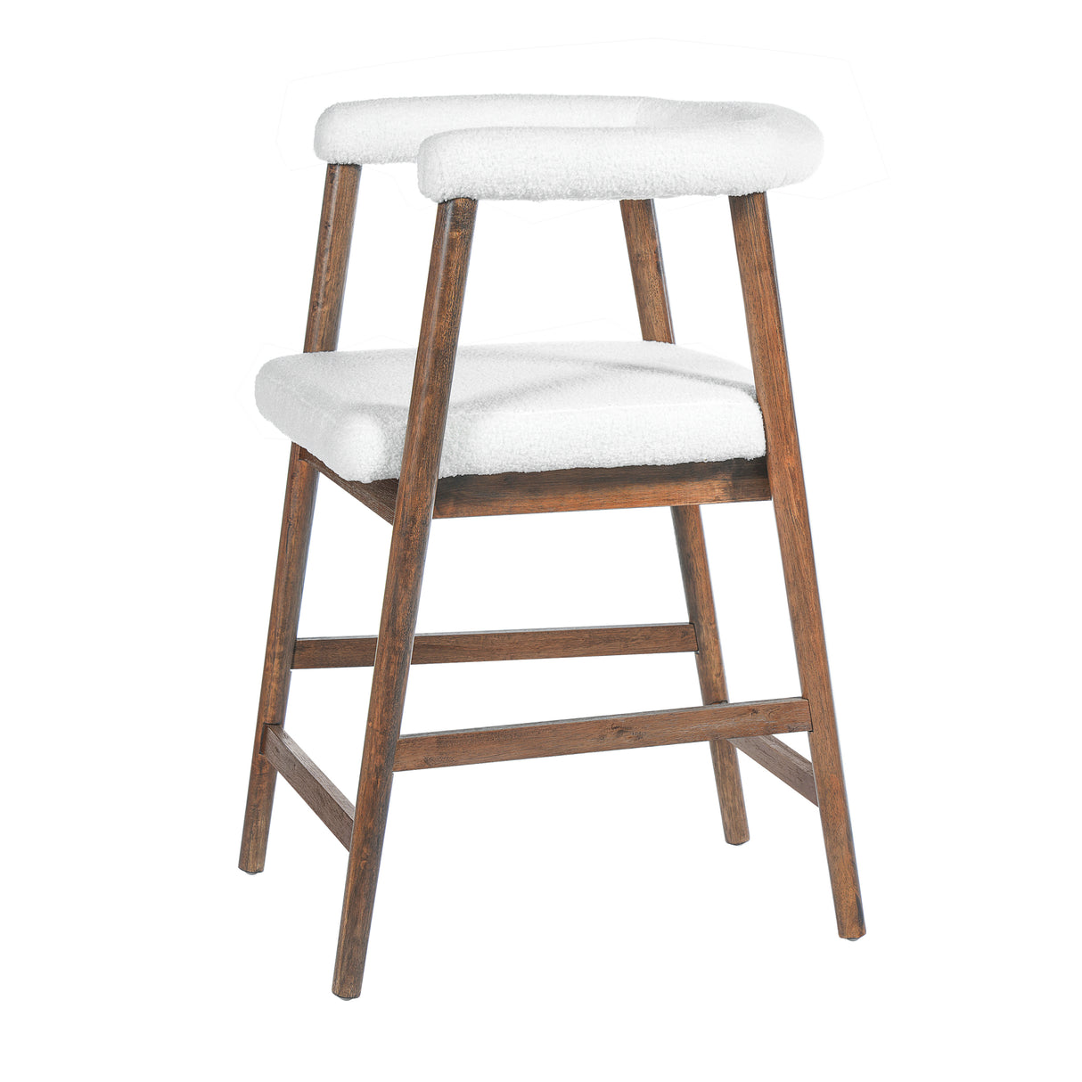 24.5'' Seat Height Bar Stools with Back, Set of 2