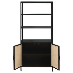 Kenneth - 3 Shelf Radio Weave Accent Cabinet