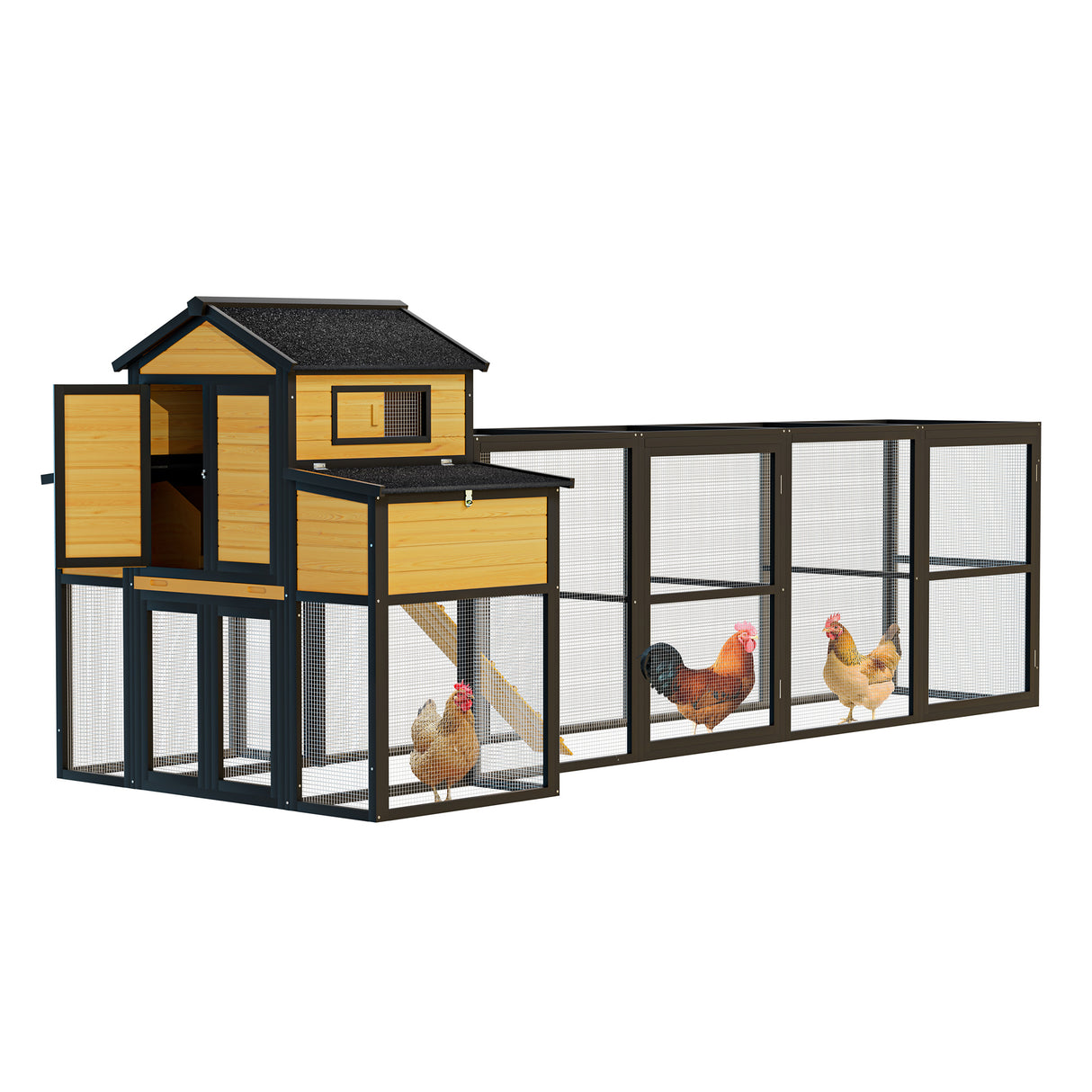 150" Extra Large Wooden Chicken Coop