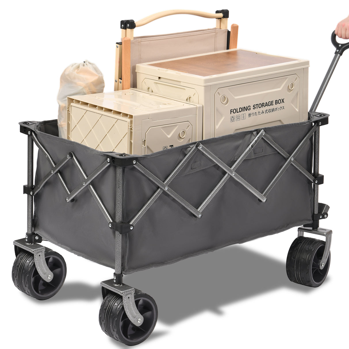Portable 400L Collapsible Wagon