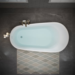 55" Acrylic Freestanding Bathtub