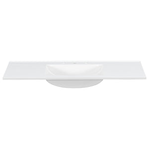 48" Composite Bathroom Vanity Top with Integrated Basin