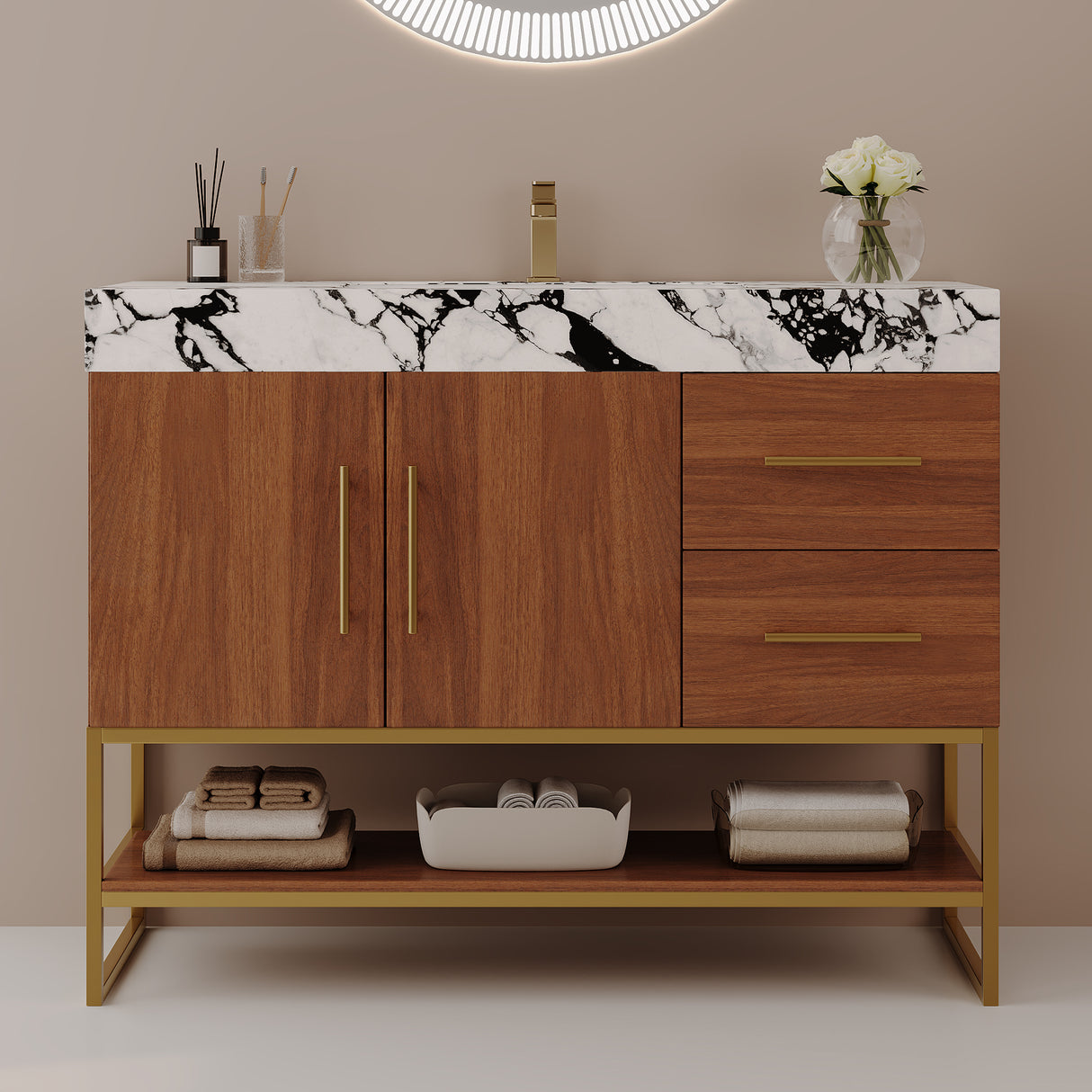 36" Modern Free-Standing Bathroom Vanity