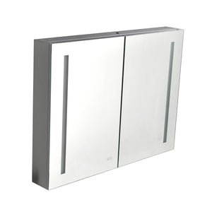 LED Large Rectangular Aluminum Alloy Surface Mount Medicine Cabinet