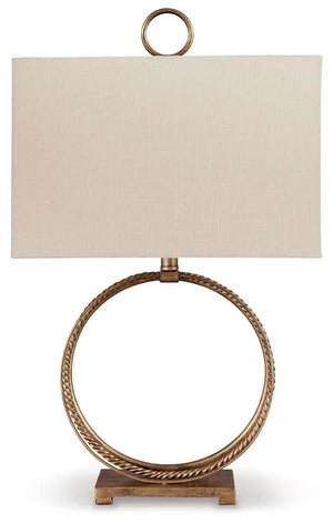 Mahala - Metal Table Lamp  - Antique Gold Finish
