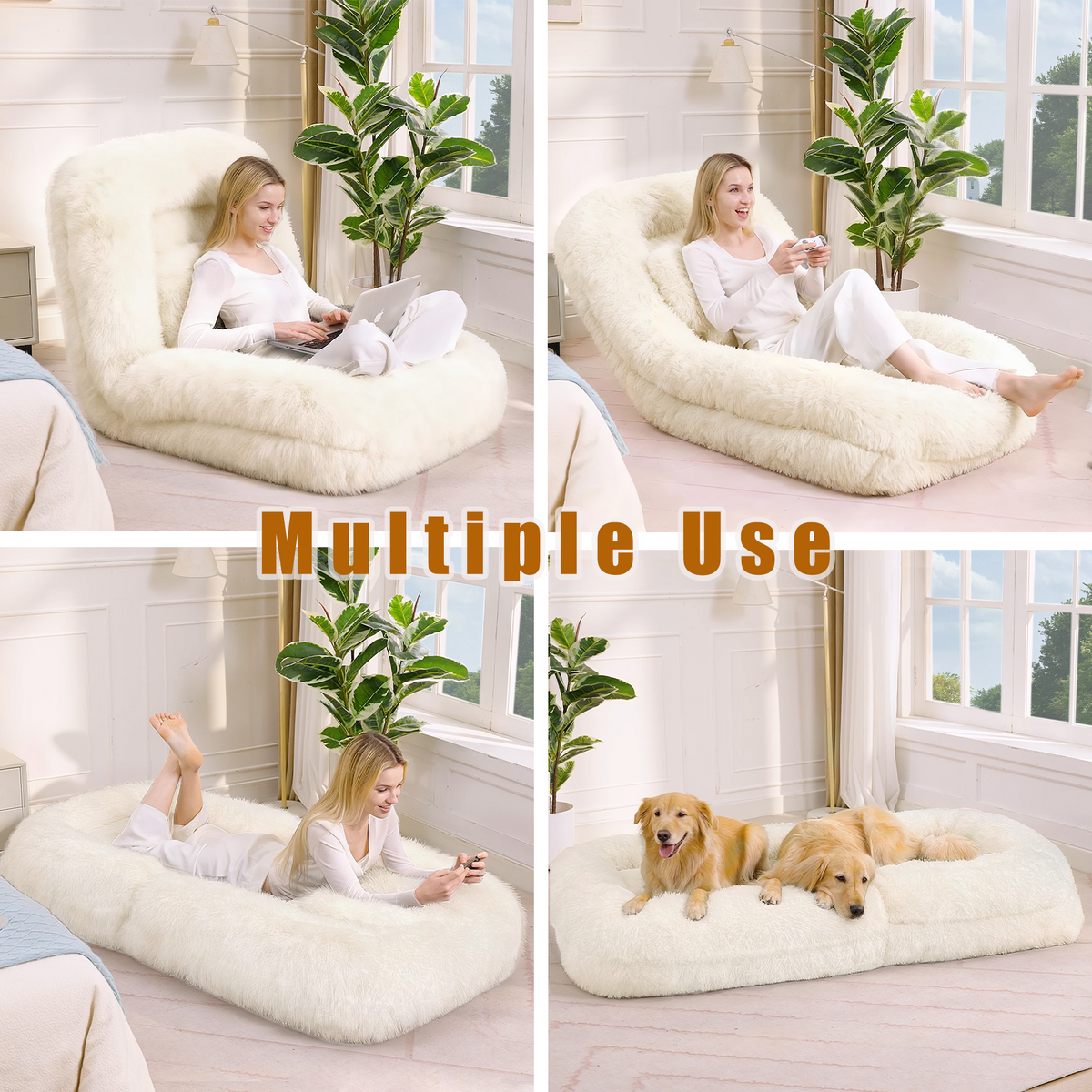 Human Dog Bed & Lazy Sofa