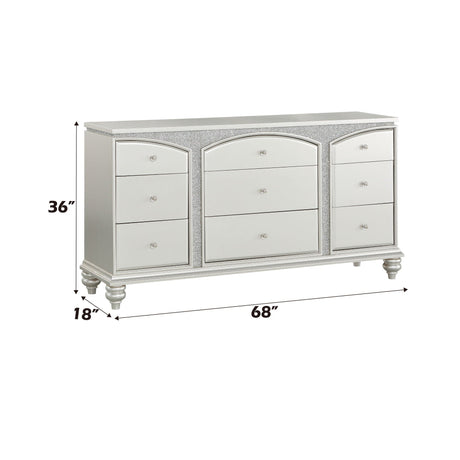 Maverick - Dresser - Silver - Best Buy Furniture