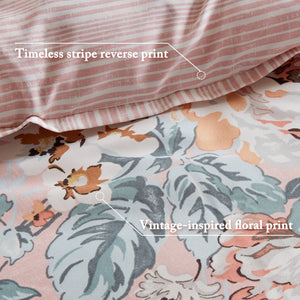7-Piece Cal King Vin-Inspired Collection Floral Print