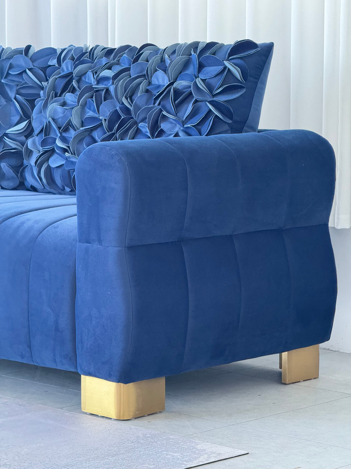 FX-P56-RBH Velvet Sofa