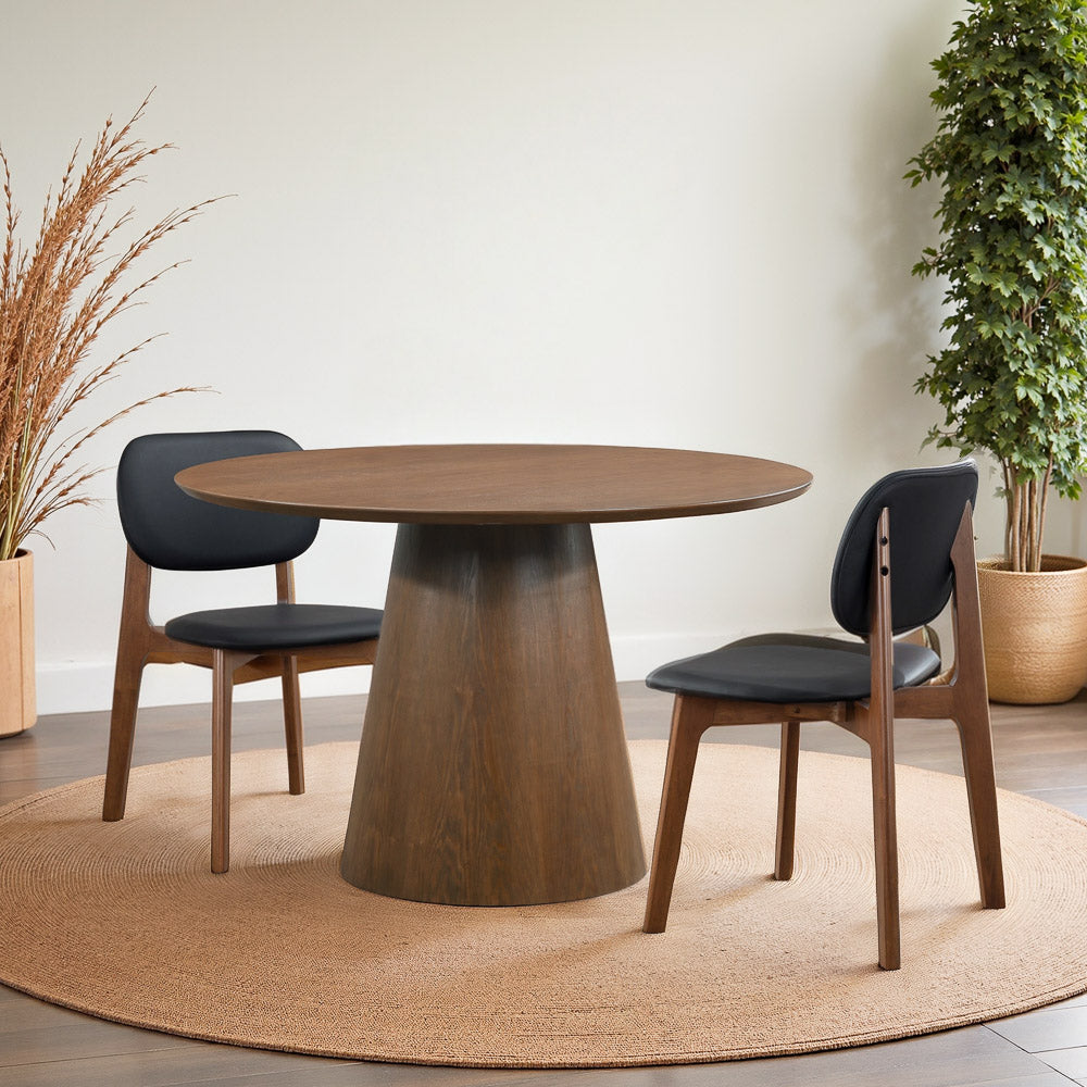 Palamedes Solid Wood Round Dining Table