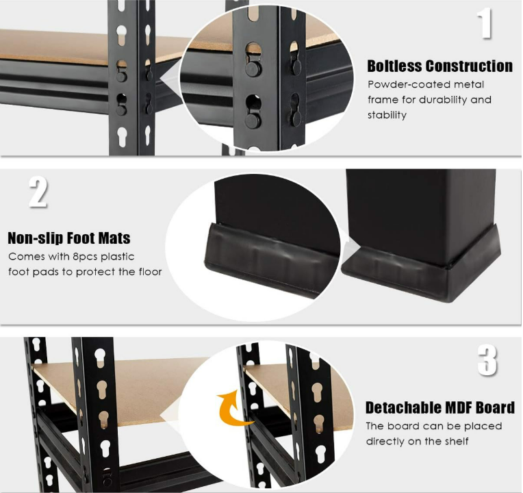 2000LBS Capacity Garage Storage Shelves