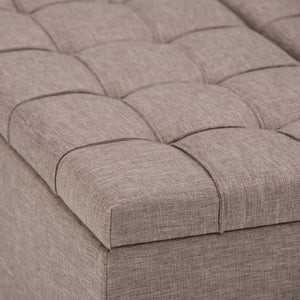 Harrison - Upholstered Coffee Table Storage Ottoman