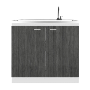 Salento Freestanding Sink, Double Door Cabinet
