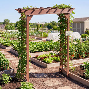 Wedding Arbor With Trellis Design