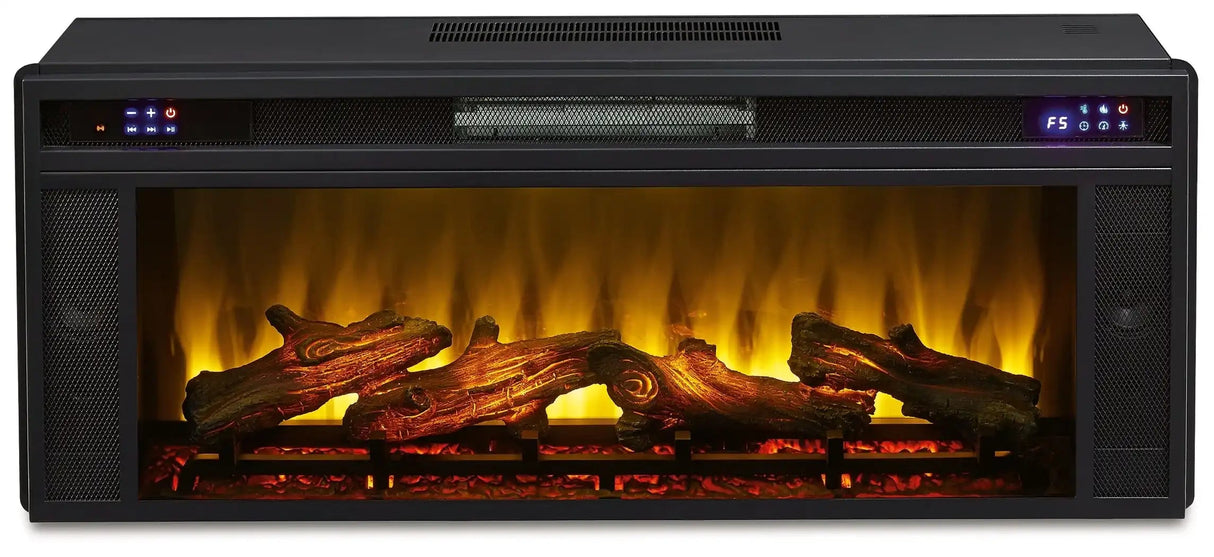 Entertainment Accessories - Fireplace Insert - Rectangular - Black - Best Buy Furniture