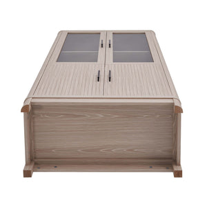 Jodie - Bookcase Cabinet With 6 Adjustable Shelves - Oak