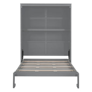 Murphy Wall Bed With Shelves, Space Saving
