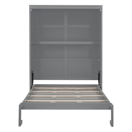 Murphy Wall Bed With Shelves, Space Saving
