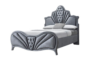 Dante - Queen Bed - Gray - Best Buy Furniture