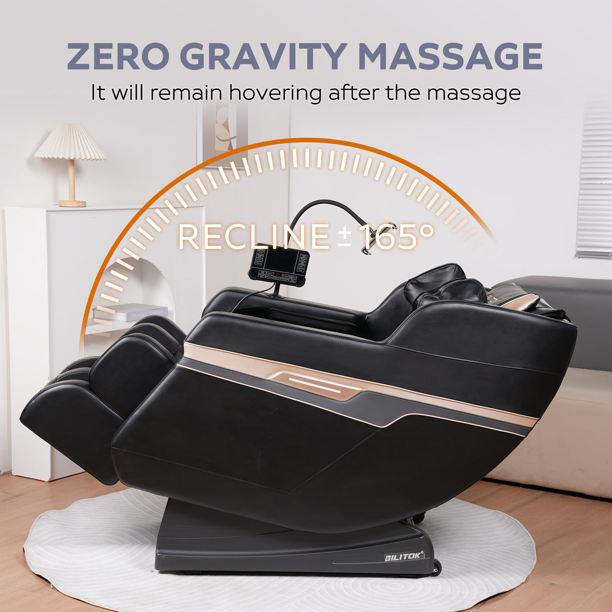 Massage Chair Recliner with Zero Gravity and Full Body Air Pressure