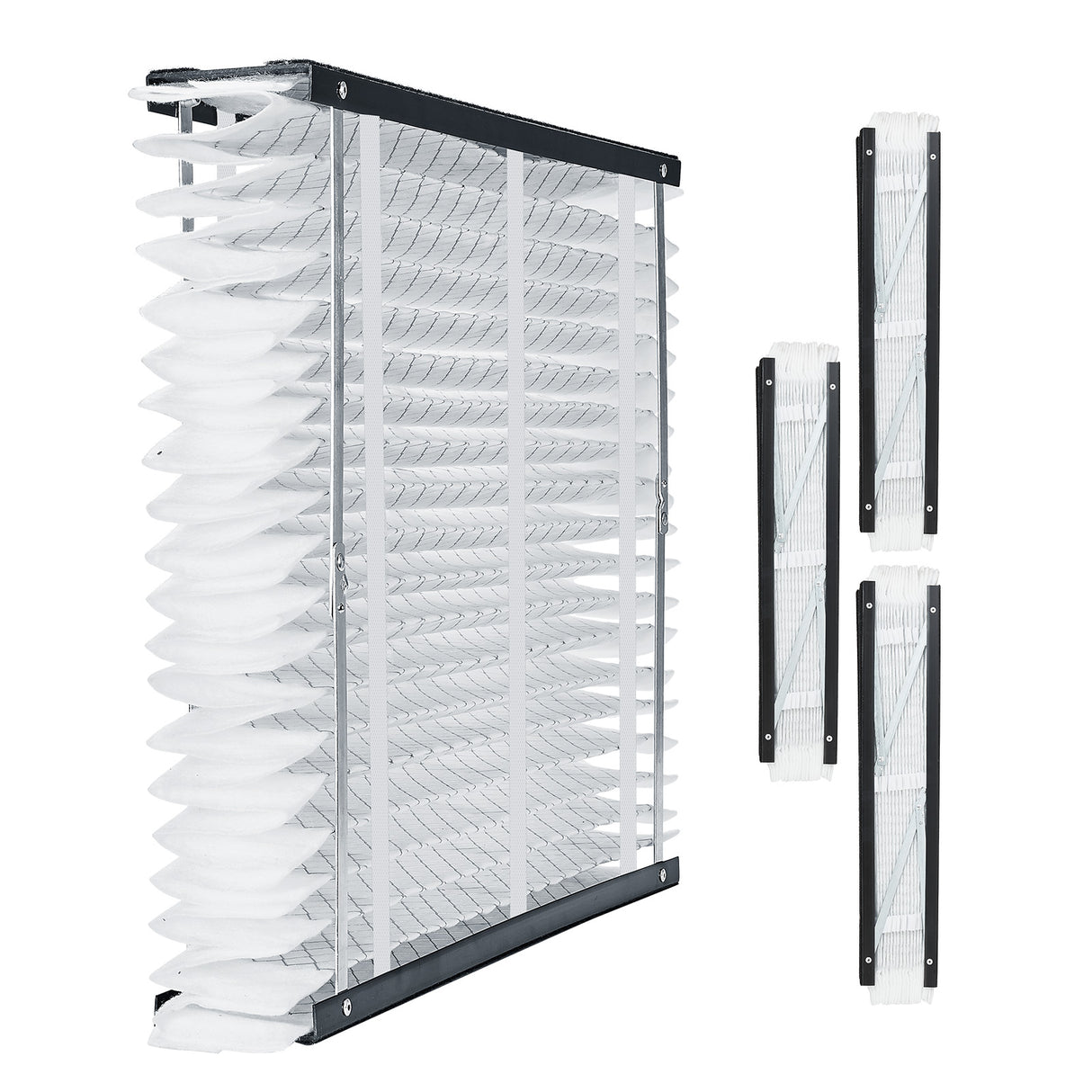 Air Filters MERV 11 Electrostatic Pleated HVAC Furnace Filter 4-Pack