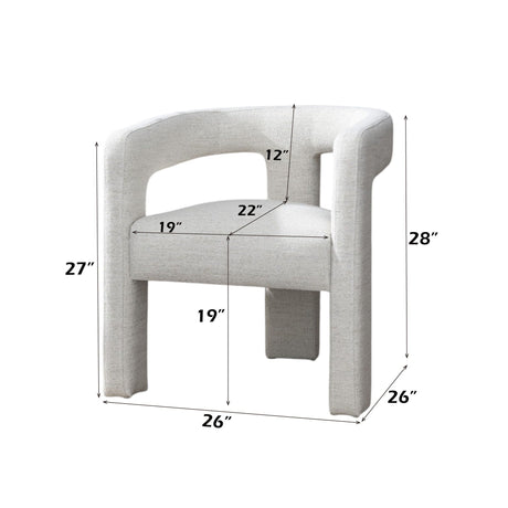 Lomas - Boucle Side Chair (Set of 2) - Beige - Best Buy Furniture