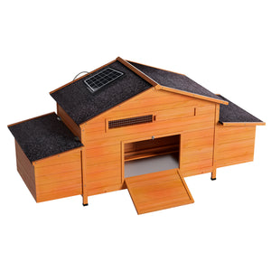 Automatic Chicken Coop with Solar-Powered Door and Ventilation